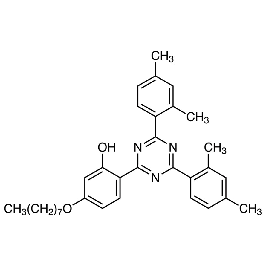 TCI B4399 2725-22-6 2,4-Bis(2,4-dimethylphenyl)-6-(2-hydroxy-4-n-octyloxyphenyl)-1,3,5-triazine