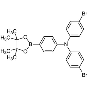 TCI B4660 850153-24-1 N,N-Bis(4-bromophenyl)-4-(4,4,5,5-tetramethyl-1,3,2-dioxaborolan-2-yl)aniline