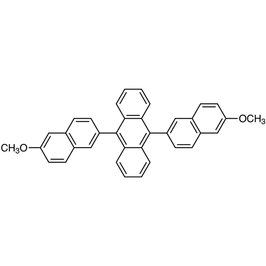 TCI B5046 235099-48-6 9,10-Bis(6-methoxy-2-naftil)antrasena