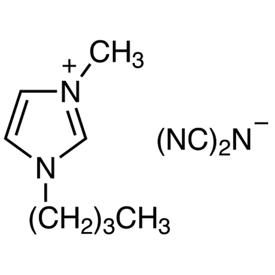 TCI B5447 448245-52-1 1-Butyl-3-methylimidazolium Dicyanamide — struktur kimia