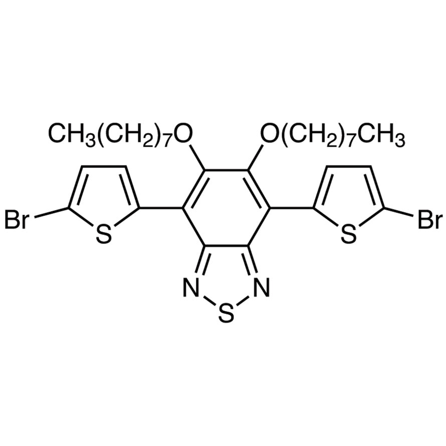 TCI B5753-200MG 1192352-10-5 4,7-Bis(5-bromotiofen-2-il)-5,6-bis(n-oktiloksi)-2,1,3-benzotiadiazol