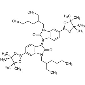 TCI B5993-200MG 1821433-54-8 N,N'-Bis(2-ethylhexyl)-6,6'-bis(4,4,5,5-tetramethyl-1,3,2-dioxaborolan-2-yl)isoindigo