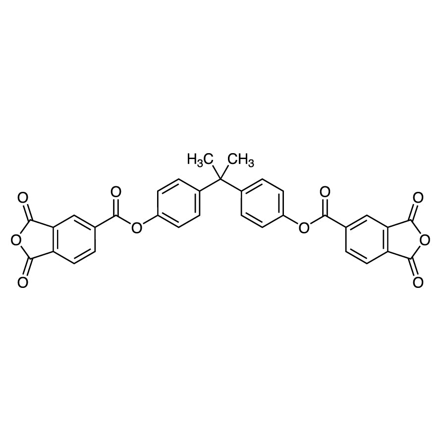 TCI B6612 2770-50-5 Propane-2,2-diylbis(4,1-phenylene) Bis(1,3-dioxo-1,3-dihydroisobenzofuran-5-karboksilat)