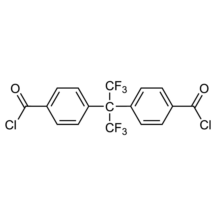 TCI B6873 1102-92-7 4,4'-(Perfluoropropane-2,2-diyl)dibenzoyl Chloride