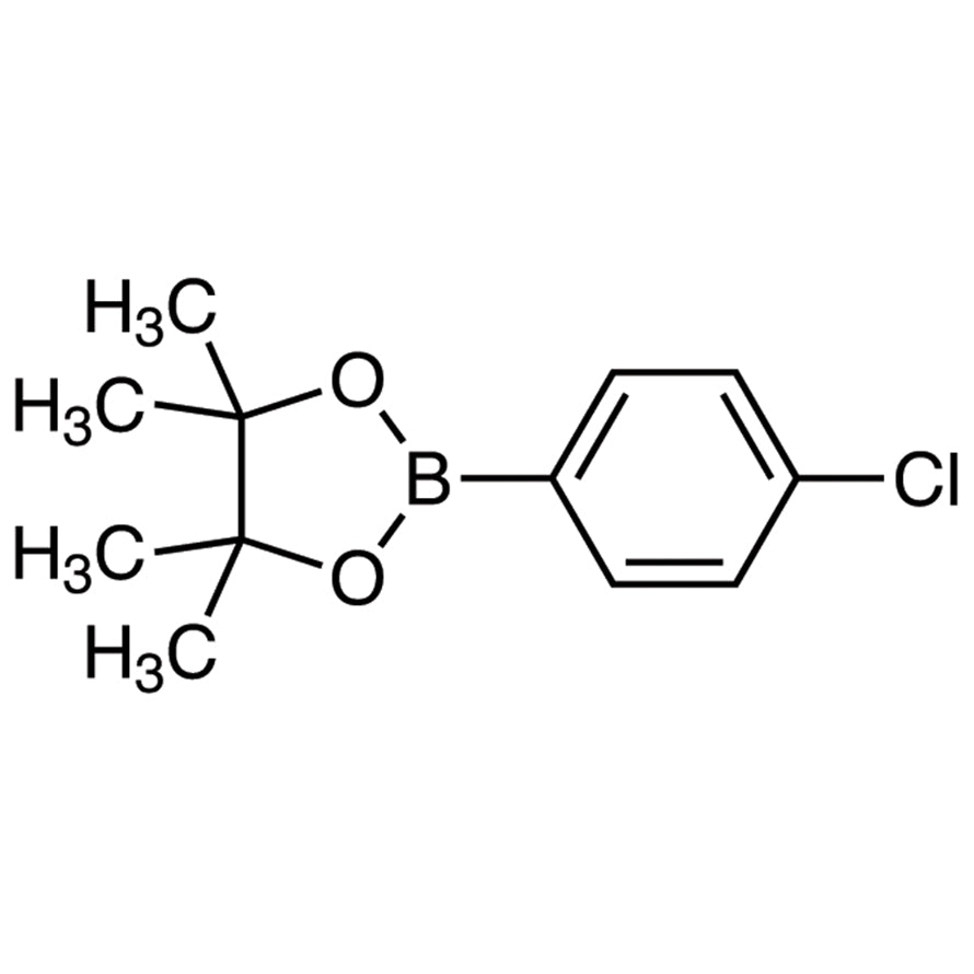 TCI C3500 195062-61-4 2-(4-Chlorophenyl)-4,4,5,5-tetramethyl-1,3,2-dioxaborolane — struktur kimia