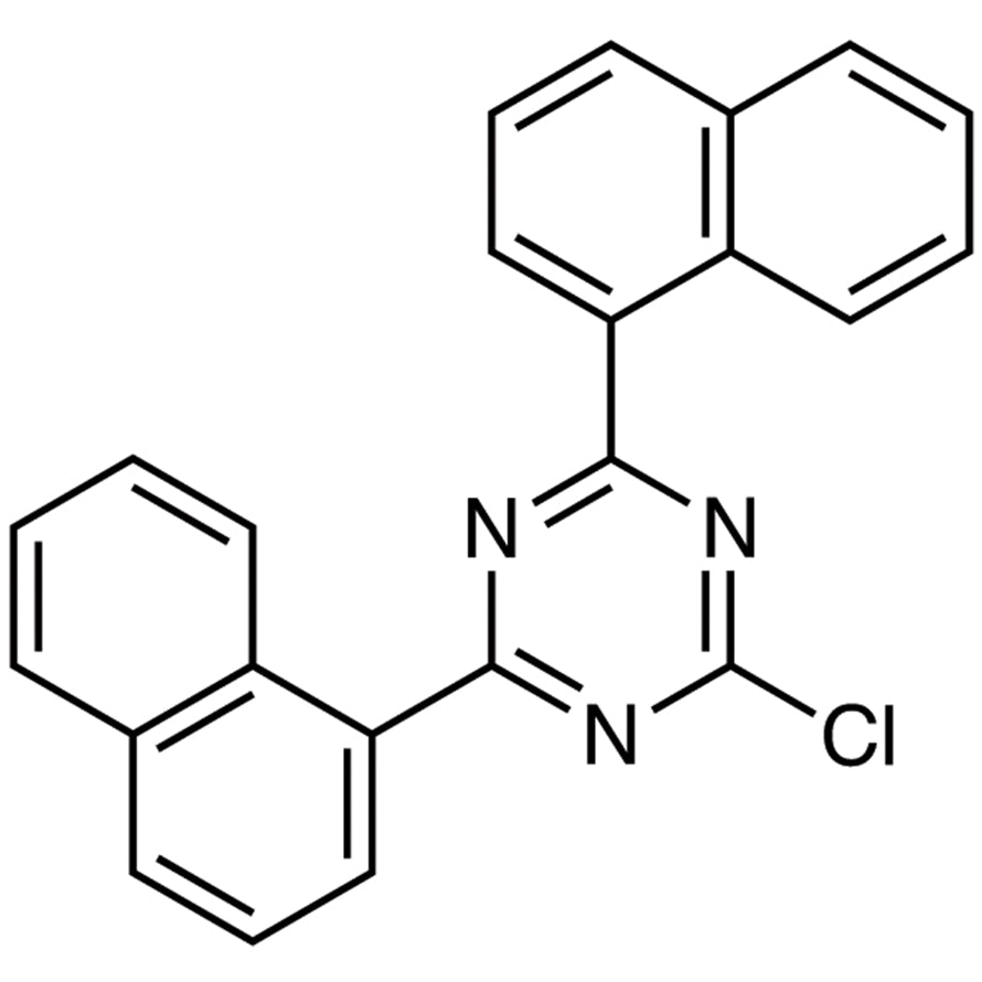 TCI C3525 78941-32-9 2-Kloro-4,6-di(naftalen-1-il)-1,3,5-triazin