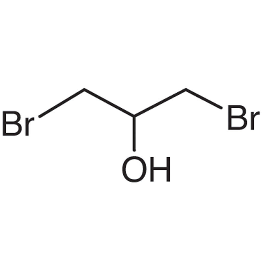 TCI D0187 96-21-9 1,3-Dibromo-2-propanol (stabilized with Copper chip)