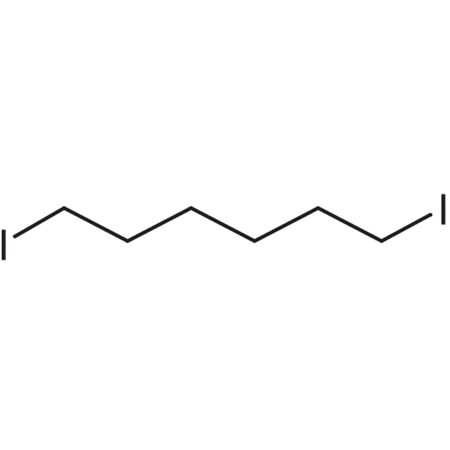 TCI D2443 629-09-4 1,6-Diiodohexana (distabilisasi dengan chip Tembaga)