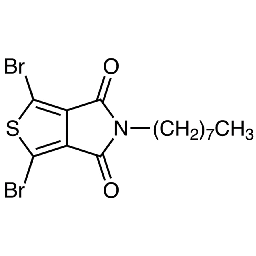 TCI D4219 566939-58-0 2,5-Dibromo-N-n-octyl-3,4-thiophenedicarboximide