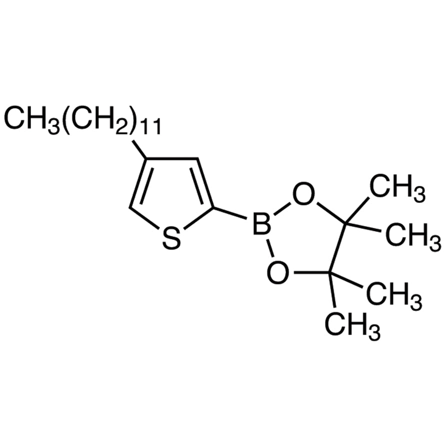 TCI D4291 1173788-58-3 4-Dodesil-2-(4,4,5,5-tetrametil-1,3,2-dioksaborolan-2-il)tiofena