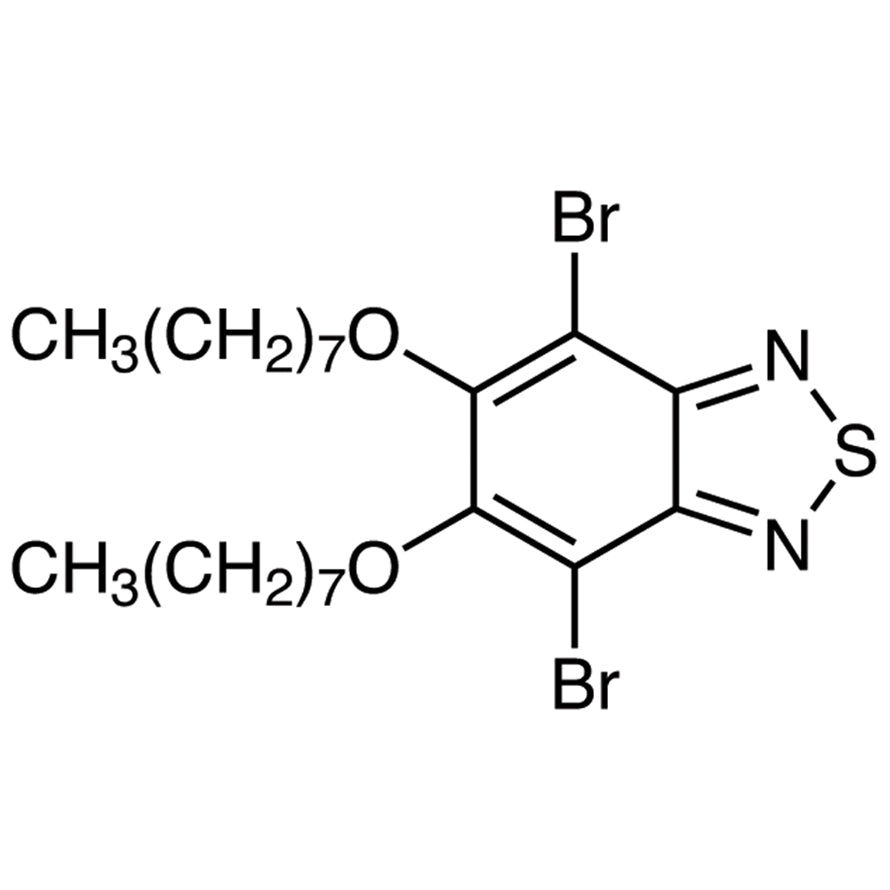 TCI D4529 1192352-08-1 4,7-Dibromo-5,6-di-n-octyloxy-2,1,3-benzothiadiazole
