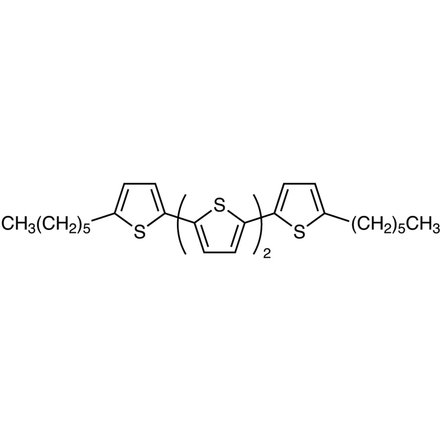 TCI D4842 132814-92-7 5,5'''-Diheksil-2,2':5',2'':5'',2'''-kuaterthiofen