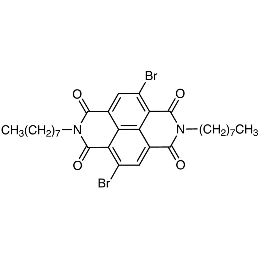 TCI D4946 926643-78-9 2,6-Dibromo-N,N'-di-n-octyl-1,8:4,5-naftalenatetrakarboksdiimida