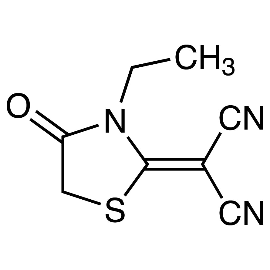 TCI E1549 623558-68-9 2-(3-Etil-4-oksotiazolidin-2-ilidena)malononitril