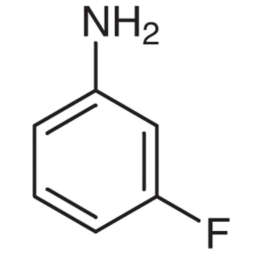 TCI F0101 372-19-0 3-Fluoroaniline — struktur kimia