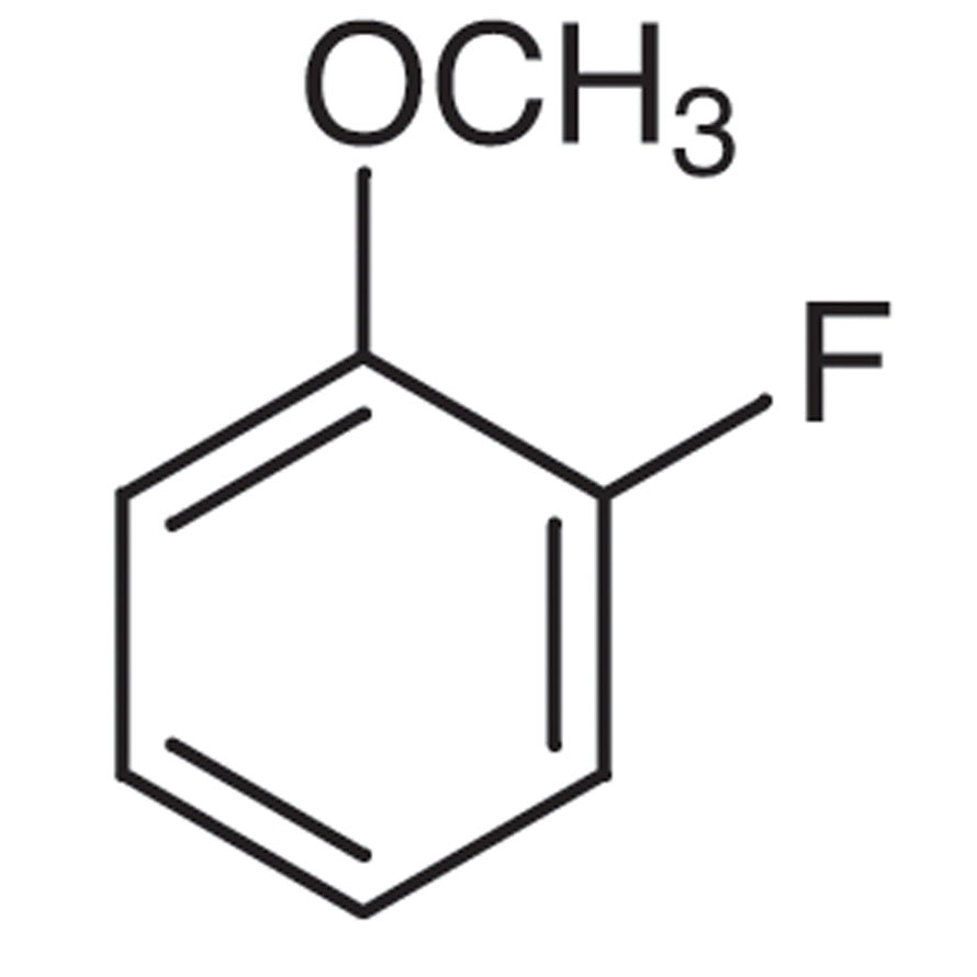 TCI F0230 321-28-8 2-Fluoroanisole — struktur kimia
