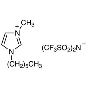 TCI H1423 382150-50-7 1-Hexyl-3-methylimidazolium Bis(trifluoromethanesulfonyl)imide