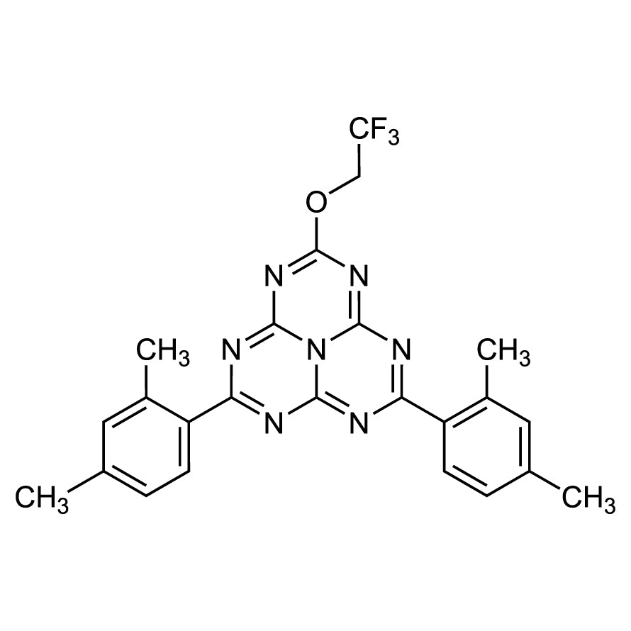 2756369-67-0 5,8-Bis(2,4-dimethylphenyl)-2-(2,2,2-trifluoroethoxy)-1,3,3a1,4,6,7,9-heptaazaphenalene - AMI Scientific