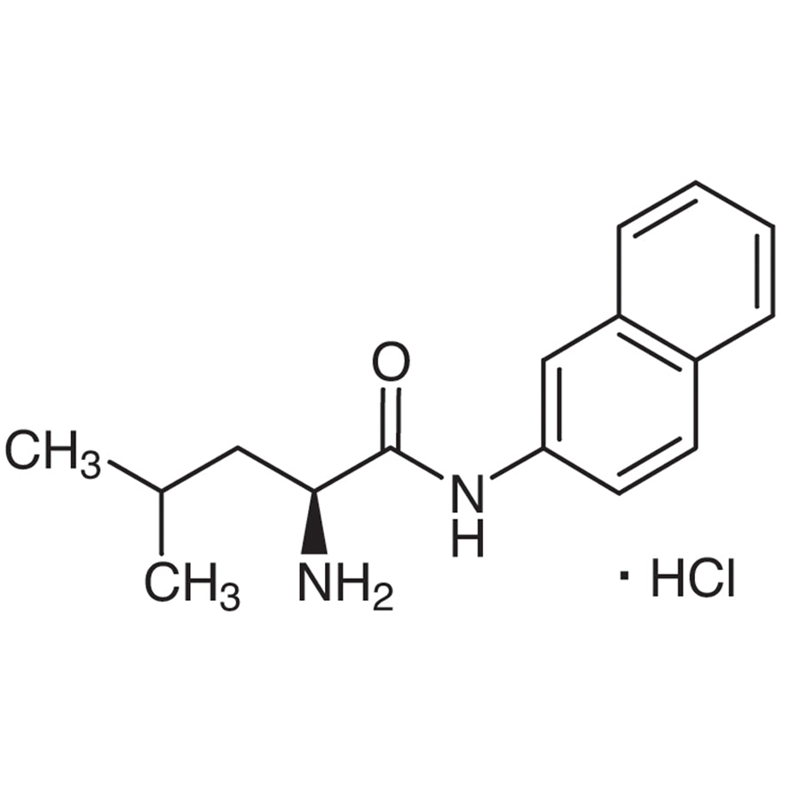 TCI L0037 893-36-7 L-Leucine-2-naphthylamide Hydrochloride (2-Naphthylamine free) — struktur kimia