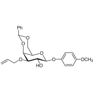 TCI M1589 400091-05-6 4-Methoxyphenyl 3-O-Allyl-4,6-O-benzylidene-beta-D-galactopyranoside
