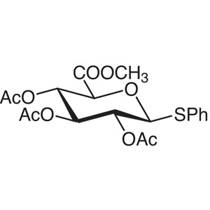 TCI M1759 62812-42-4 Metil (Fenil 2,3,4-Tri-O-asetil-1-tio-beta-D-glukopiranosid)uronat