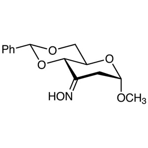 TCI M2081 63598-32-3 Methyl 4,6-O-Benzylidene-2-deoxy-alpha-D-erythro-hexopyranosid-3-ulose Oxime