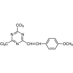 TCI M2140 42573-57-9 2-(4-Metoksistiryl)-4,6-bis(triklorometil)-1,3,5-triazin
