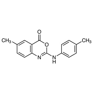 TCI M2572 86672-58-4 6-Methyl-2-(p-tolylamino)-4H-3,1-benzoxazin-4-one