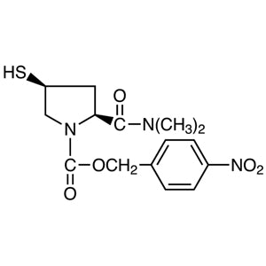 96034-64-9 4-Nitrobenzyl (2S,4S)-2-(Dimethylcarbamoyl)-4-mercapto-1-pyrrolidinecarboxylate - AMI Scientific