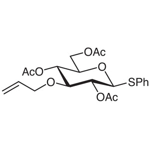TCI P1736 197005-22-4 Phenyl 2,4,6-Tri-O-acetyl-3-O-allyl-1-thio-beta-D-glucopyranoside