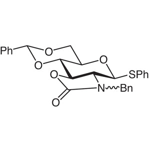 TCI P1762 910805-49-1 Phenyl N-Benzyl-2-amino-4,6-O-benzylidene-2-N,3-O-carbonyl-2-deoxy-1-thio-beta-D-glucopyranoside