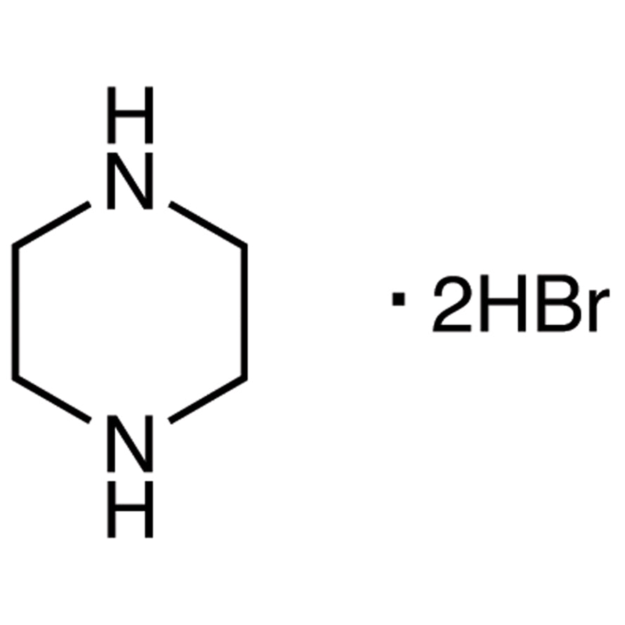 TCI P2490 59813-05-7 Piperazine Dihydrobromide — struktur kimia