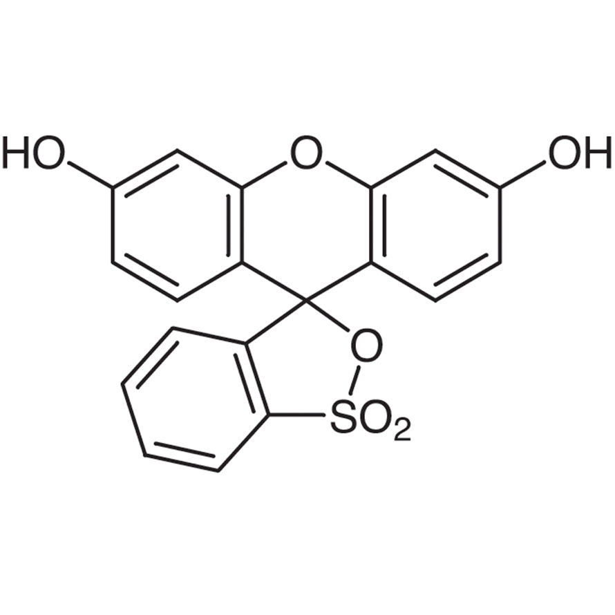 TCI S0132 4424-03-7 Sulfonfluorescein — struktur kimia