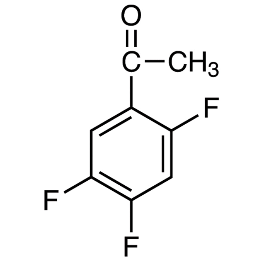 TCI T2758 129322-83-4 2',4',5'-Trifluoroacetophenone — struktur kimia