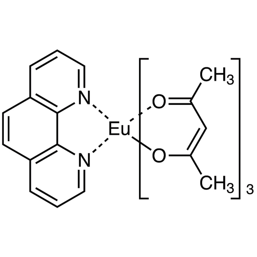 TCI T3206 17568-09-1 Tris(asetilasetonato)(1,10-fenantrolin)europium(III)