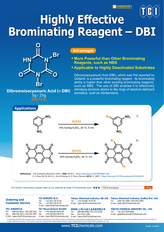 Dibromoisocyanuric Acid - brosur TCI: Highly Effective Brominating Reagent-DBI