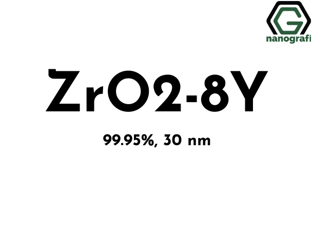 Zirconia-Yttria Nanopowder/Nanoparticles, ZrO2-8Y, Purity: 99.95%, Size: 30 nm