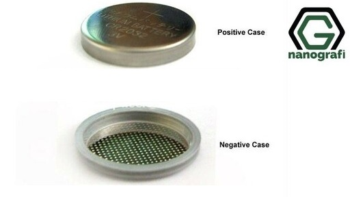 CR2025 Coin Cell Cases (Positive and Negative Cases), Materials: 304SS