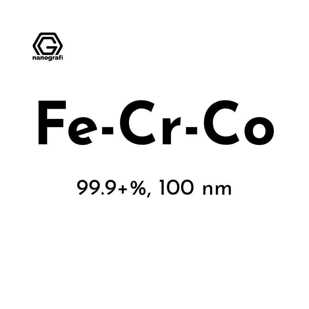 Iron Chromium Cobalt (Fe-Cr-Co) Alloy Nanopowder/Nanoparticles