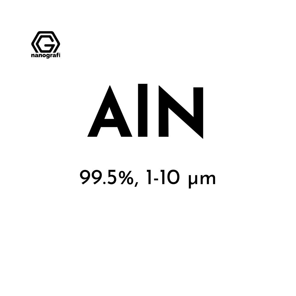 Aluminum Nitride (AlN) Micron Powder, Purity: 99.5%, Size: 1-10 µm