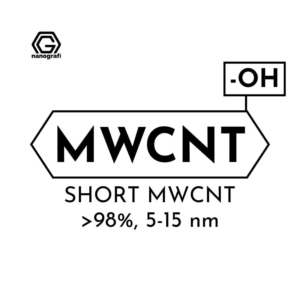 (-OH) Functionalized Short Length Multi Walled Carbon Nanotubes, Purity: >98%, Outside Diameter: 5-15 nm