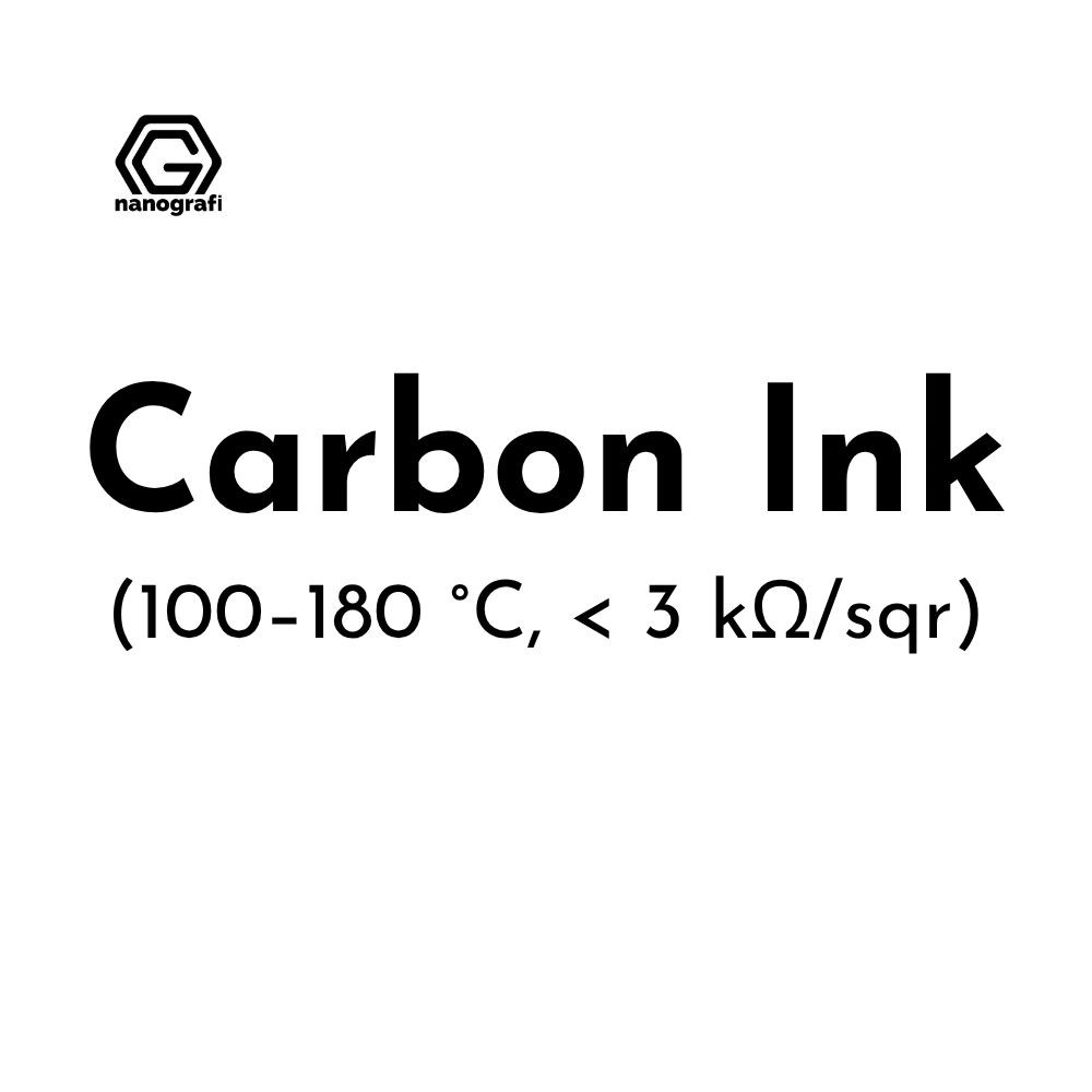 Carbon Ink (100–180 °C, < 3 kΩ/sqr) - Nanografi Advanced Materials