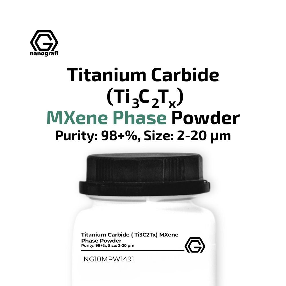 Titanium Carbide ( Ti3C2Tx) MXene Phase Powder, Purity 98+%, Size: 2-20 µm