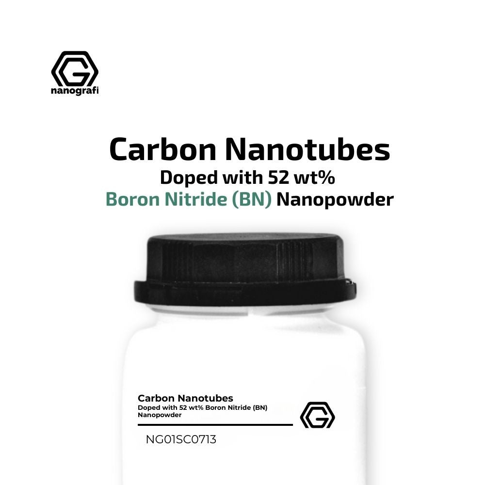 Carbon Nanotubes Doped with 52 wt% Boron Nitride(BN) Nanopowder/Nanoparticles