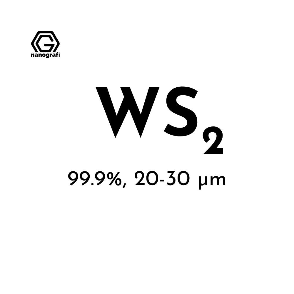 Tungsten Disulfide (WS2) Micron Powder, Purity: 99.9%, Size: 20-30 µm - Nanografi Advanced Materials