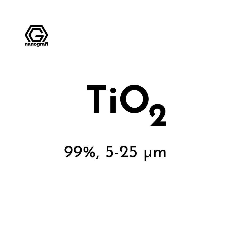 Titanium Dioxide (TiO2) Micron Powder, Purity: 99%, Size: 5-25 µm, Spherical