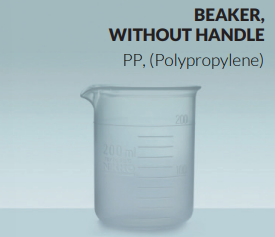 Beaker, without handle, PP, 3573 Nikko