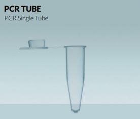 PCR Single Tubes, Frosted Dome Cap, Clear BPCST02-RT-01B Golden Gate