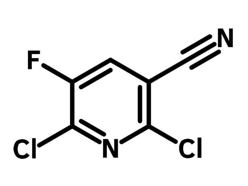 2,6-Dichloro-5-fluoro-3-pyridinecarbonitrile B2541
