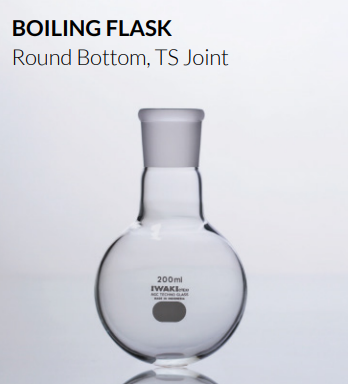 PA 4320FK Boiling Flask, Round Bottom, With TS Joint Iwaki